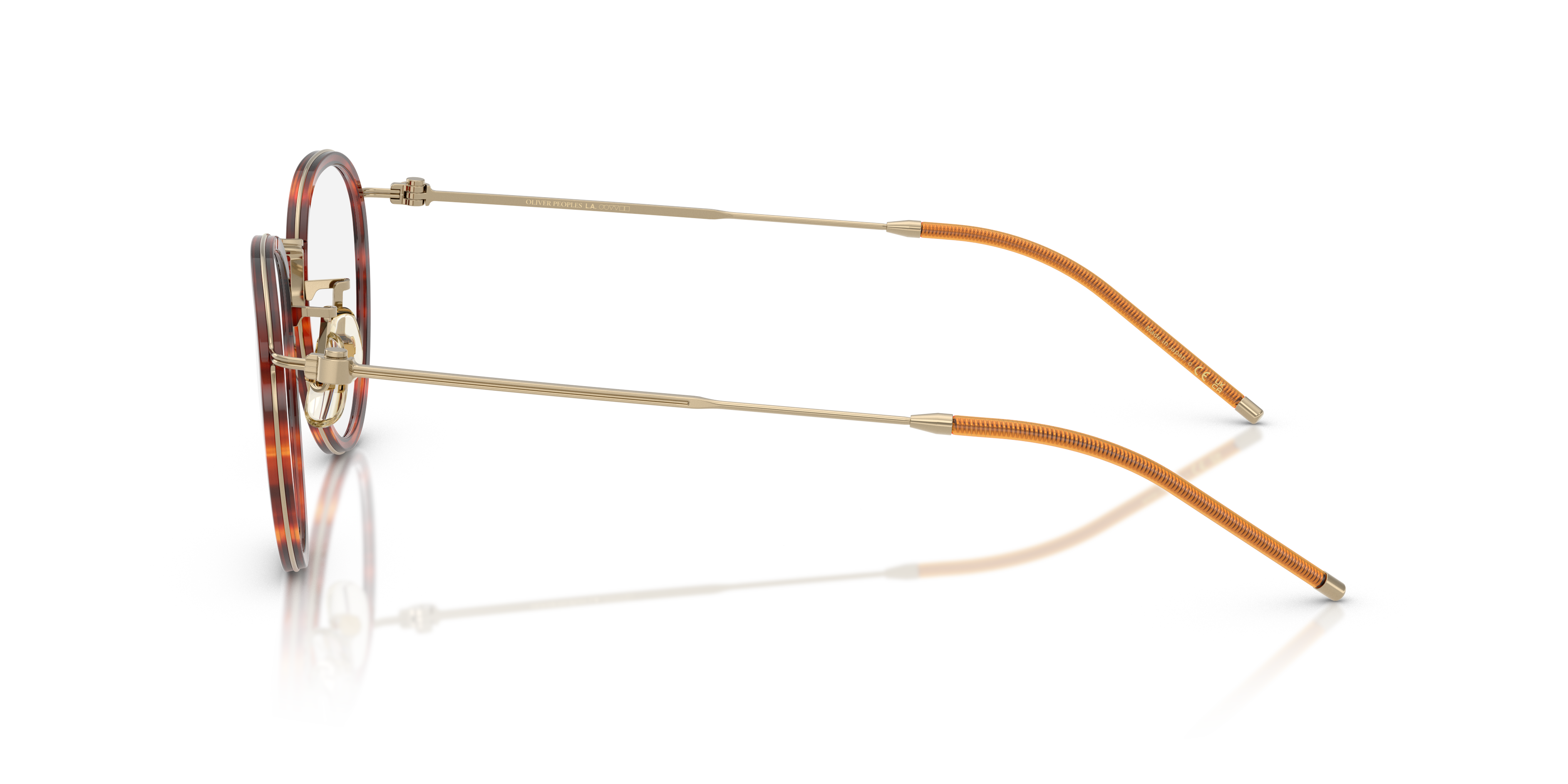 Oliver Peoples Unisex Oliver Peoples OV1360T TK-11 5341 Optische Fassungen Titan Gold Transparent Pantos Norma