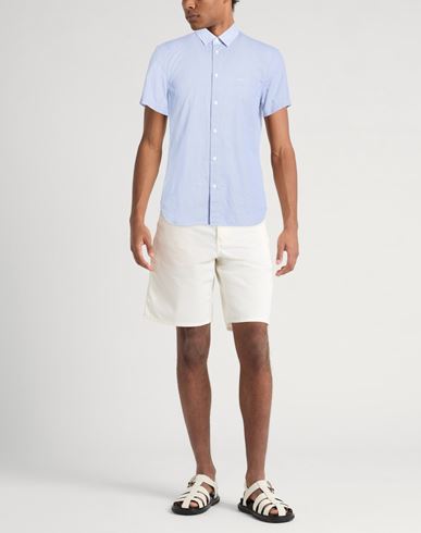 Man Shirt Sky blue Size XS Cotton