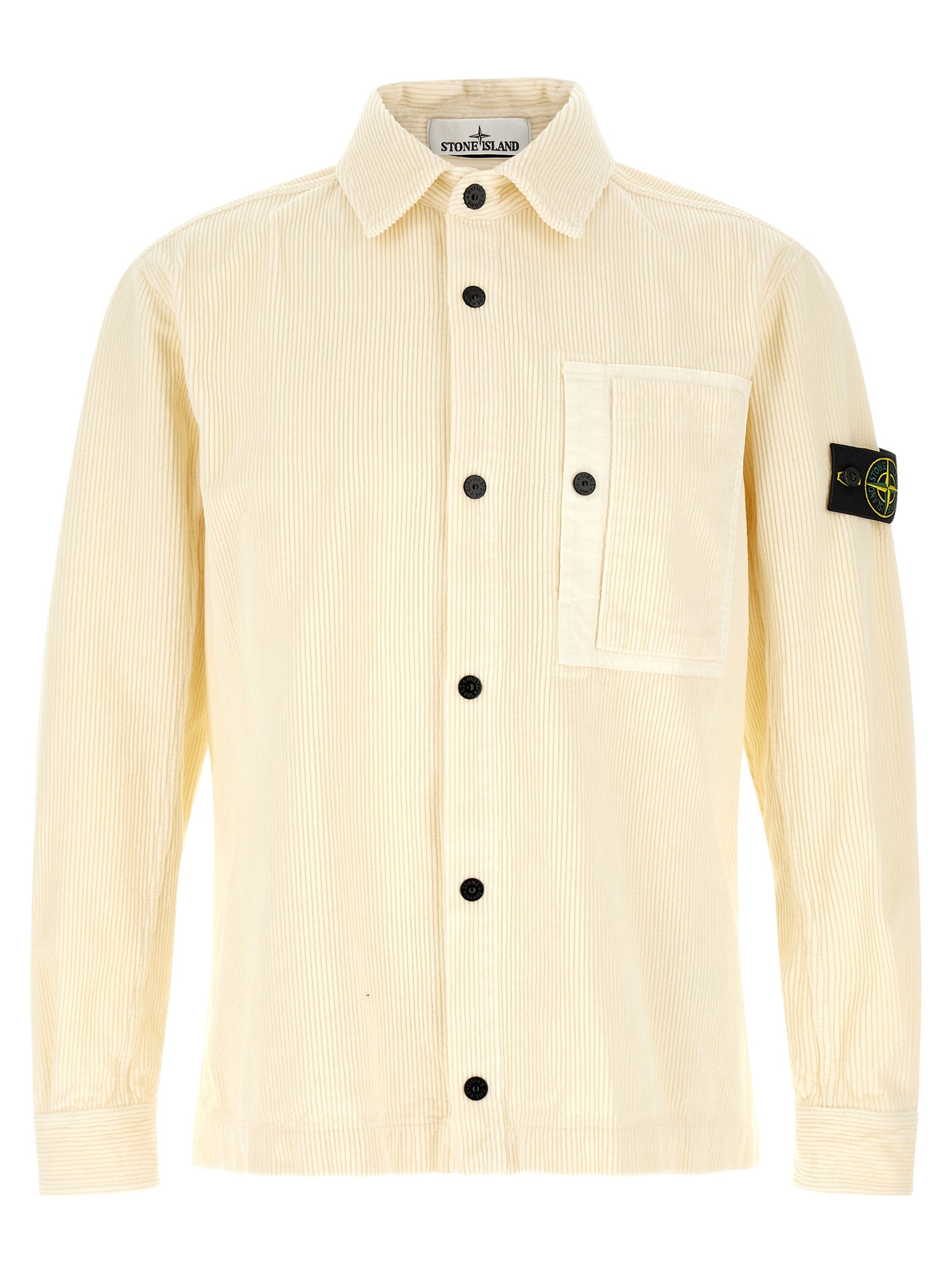 Corduroy Overshirt — White