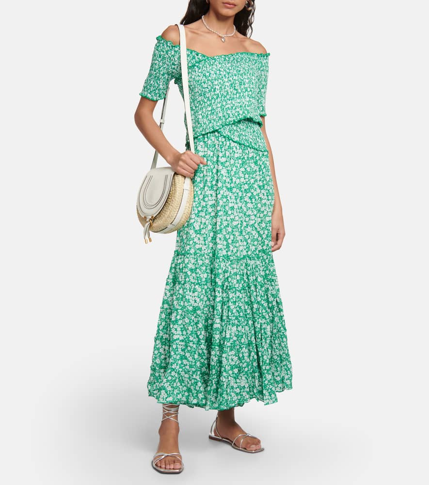 Poupette St Barth Soledad floral midi dress