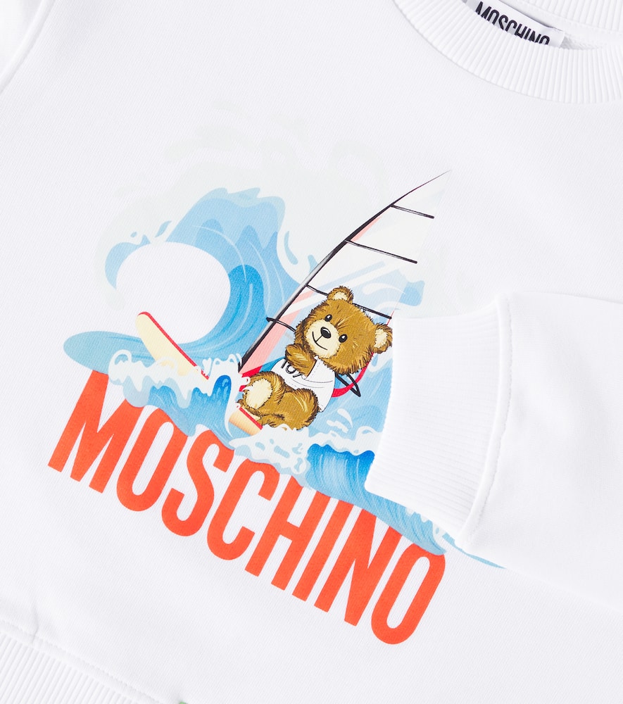 Teddy Bear cotton jersey sweatshirt