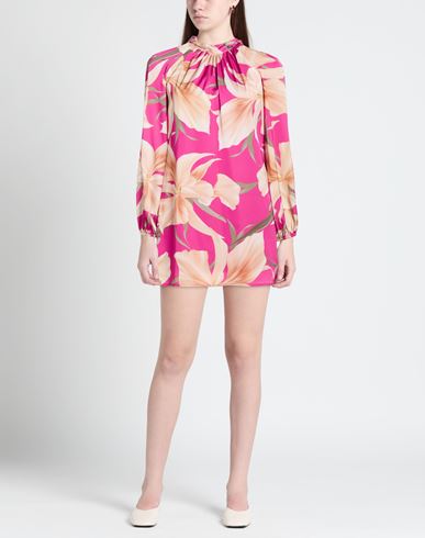Woman Mini dress Fuchsia Size 6 Polyester