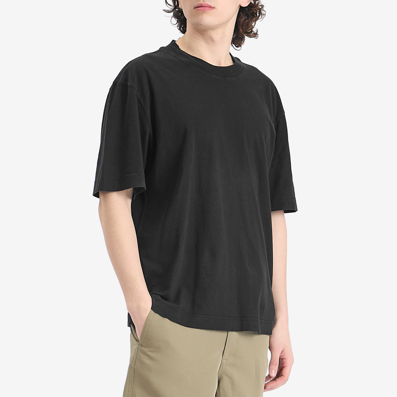 MHL by Margaret Howell Men's Simple T-Shirt in Black