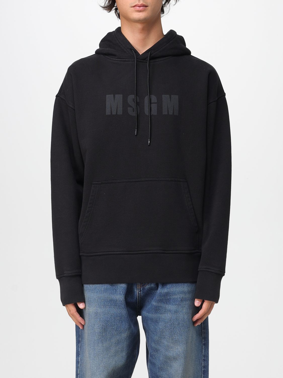 Sweatshirt Men color Black