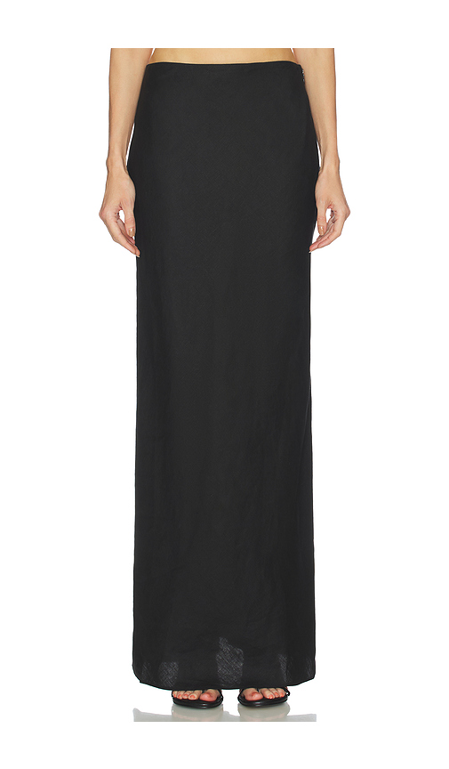 Cult Gaia Chantel Linen Skirt in Off White - Ivory. L also in XS