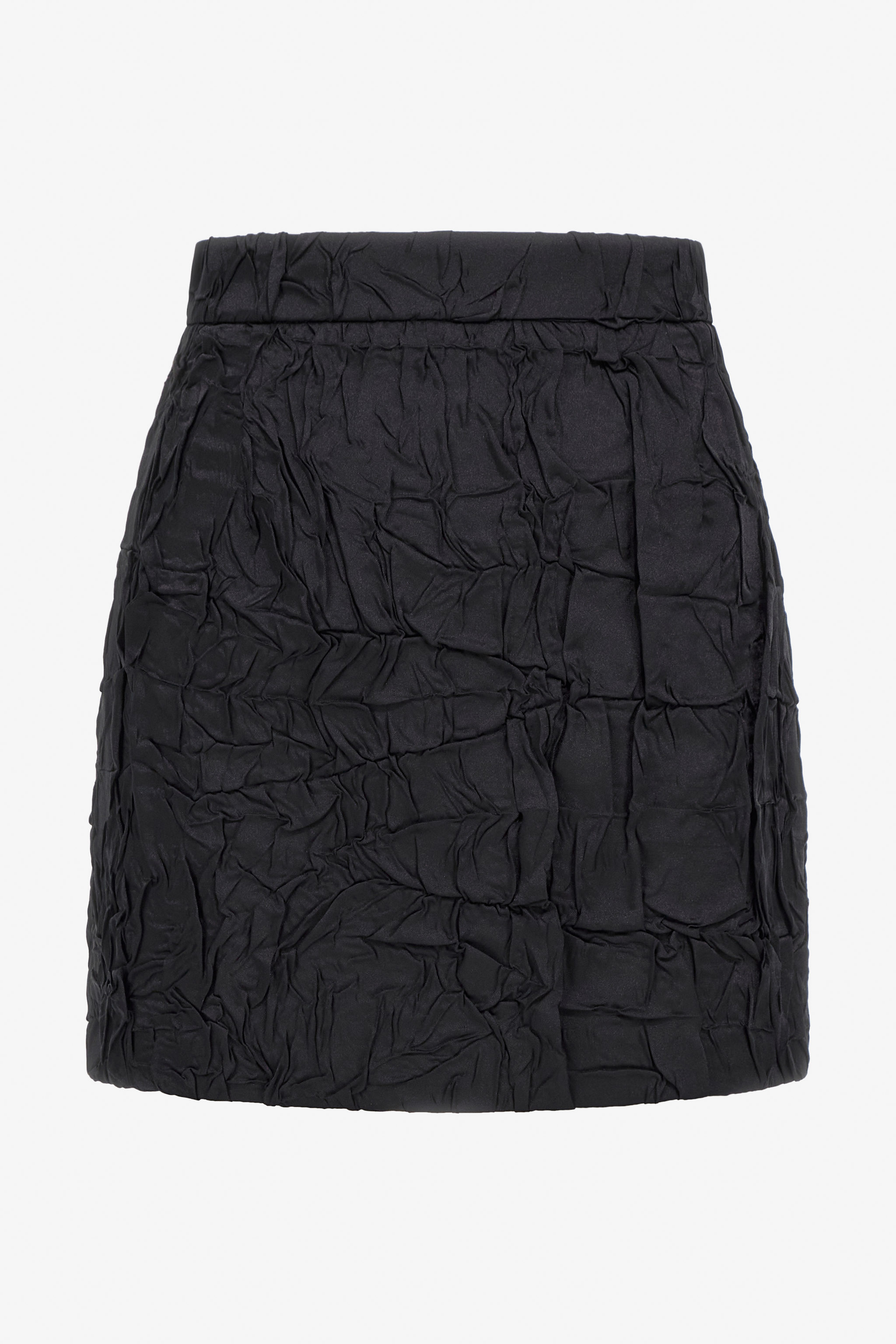 Skirt With Wrinkled Effect