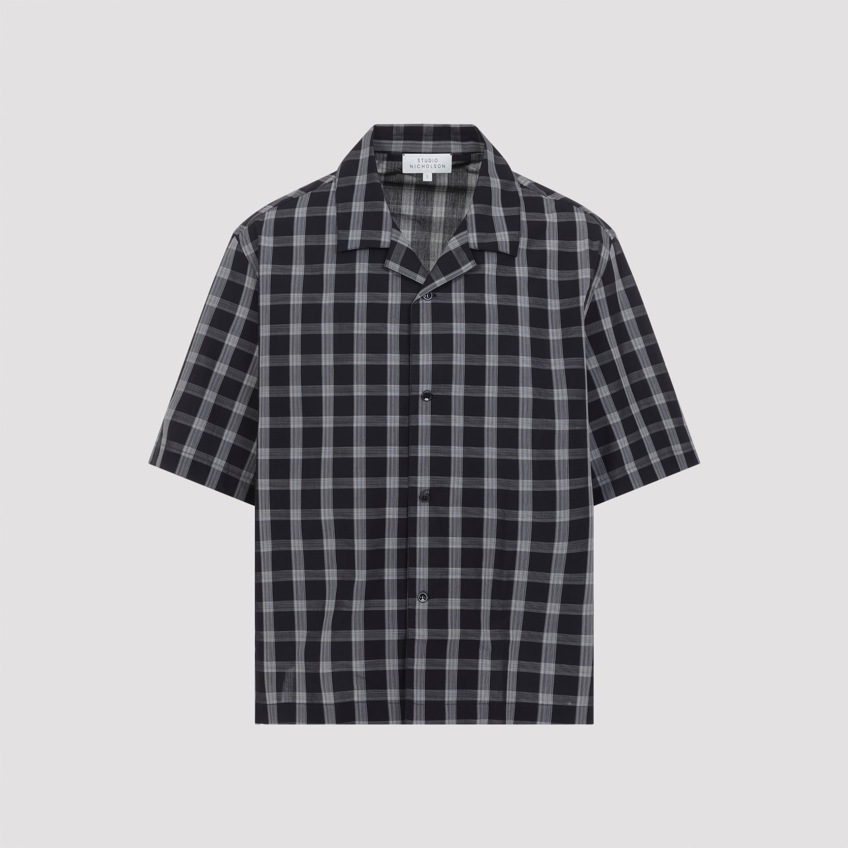 Short Sleeve Camp Collar Shirt for Men