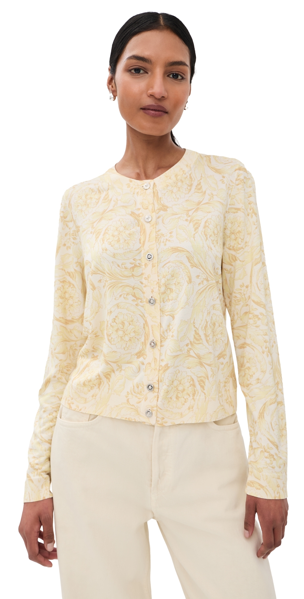 Knit Sweater Washed Out Gold