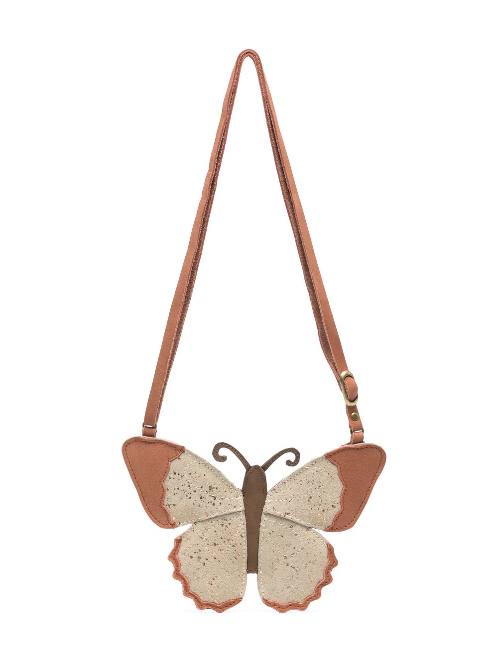 Butterfly-shape shoulder-bag - Brown