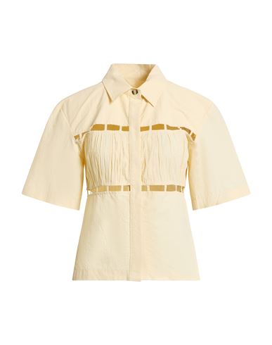 Woman Shirt Ivory Size M Silk