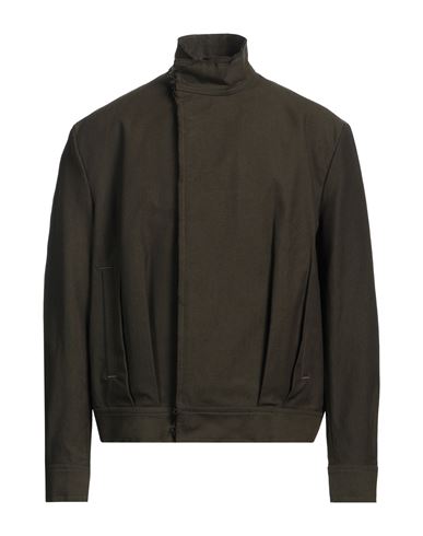 Man Jacket Military green Size M Cotton