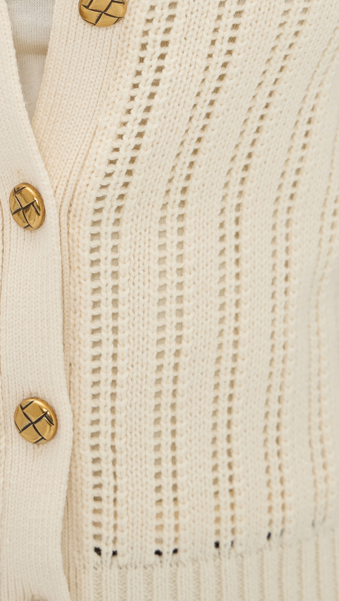 Luca Sweater Vest Antique Pearl