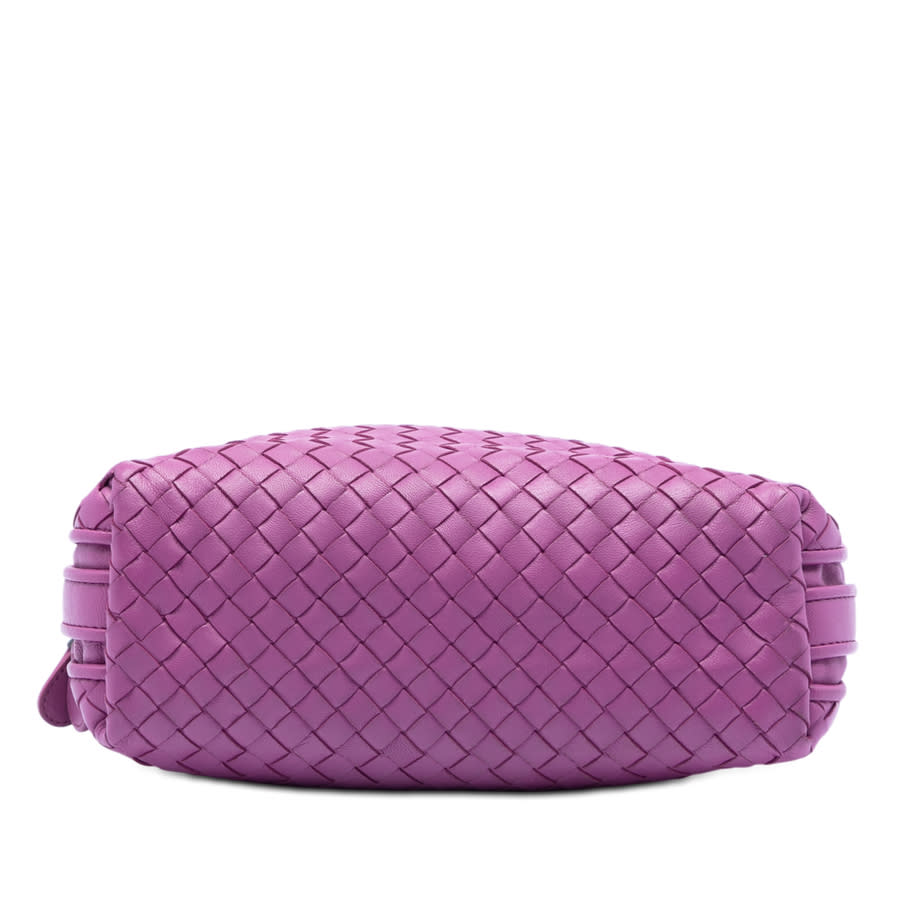 Pre-owned Nappa Intrecciato Nodini Double Zip Crossbody B05700820R