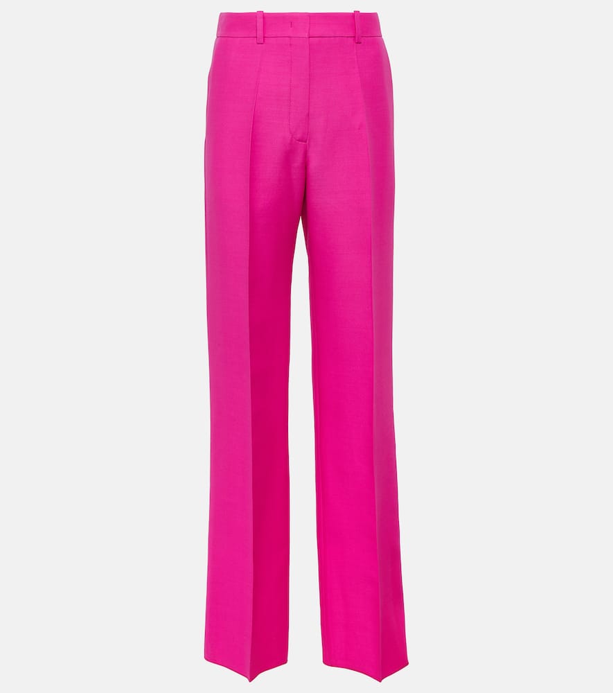 Crêpe Couture wool wide-leg pants