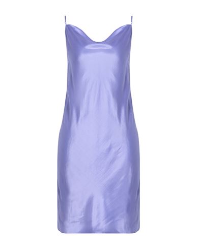 Samsøe Φ Samsøe Woman Mini dress Purple Size L Viscose, Silk