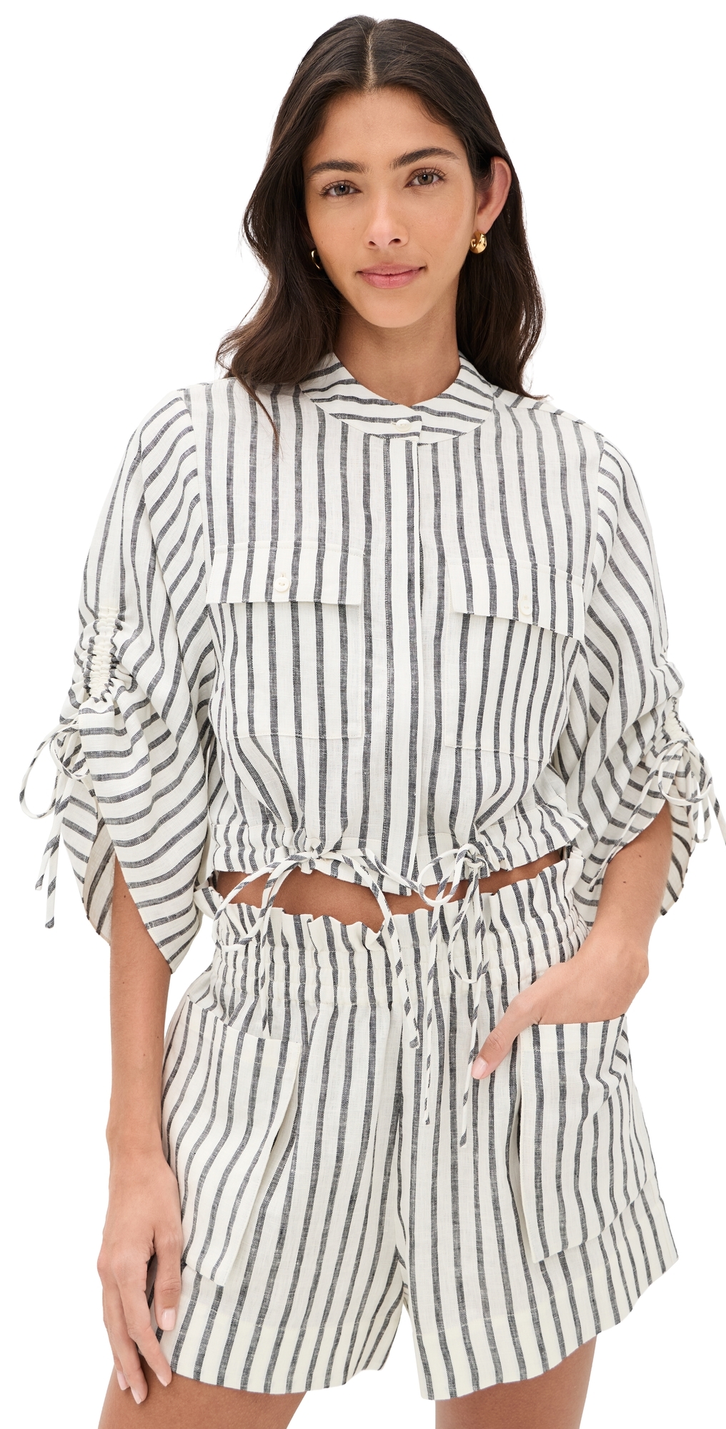 Eva Top Black Stripe