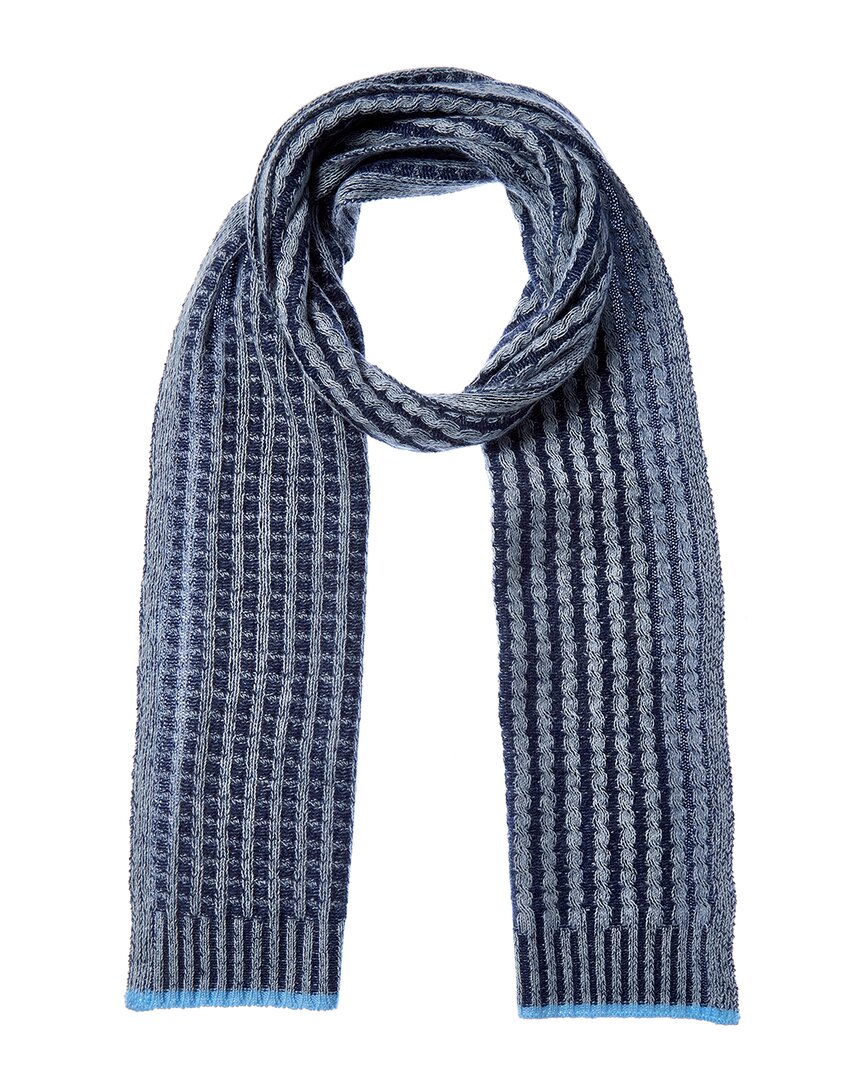 Cashmere Plaited Baby Cable Cashmere Scarf