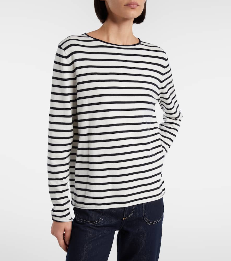 Cotton, silk, and cashmere sweater