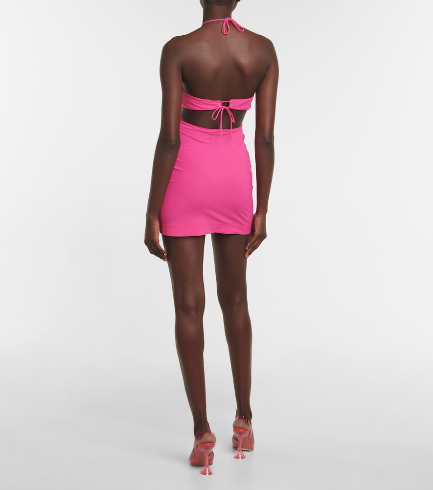 Nensi Dojaka Halterneck minidress