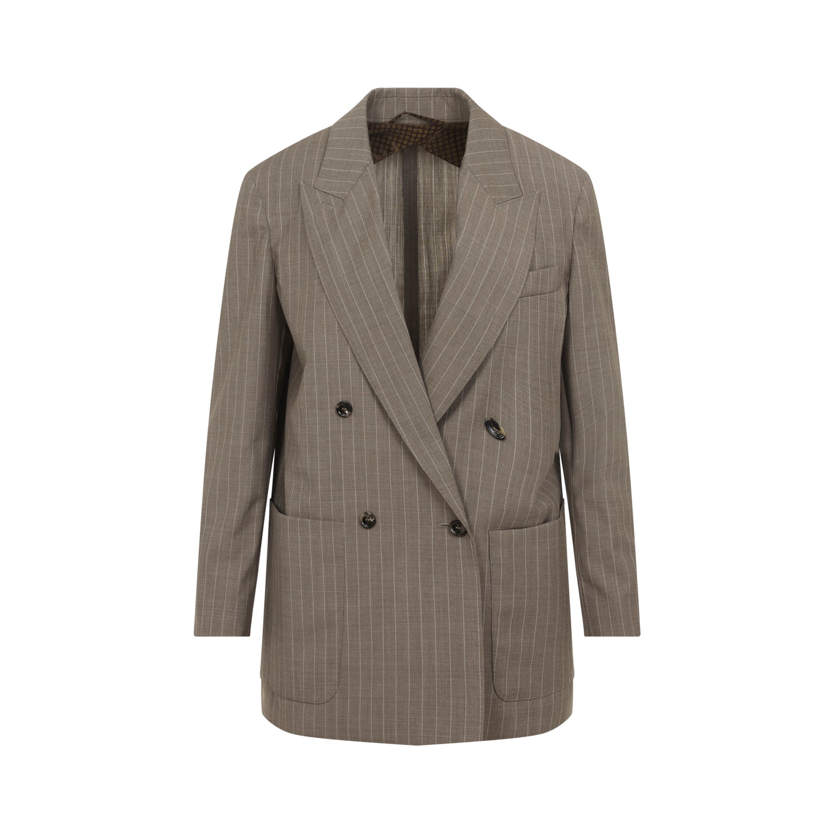 Acciaio Pinstriped Jacket - Women's Spring Summer 2026