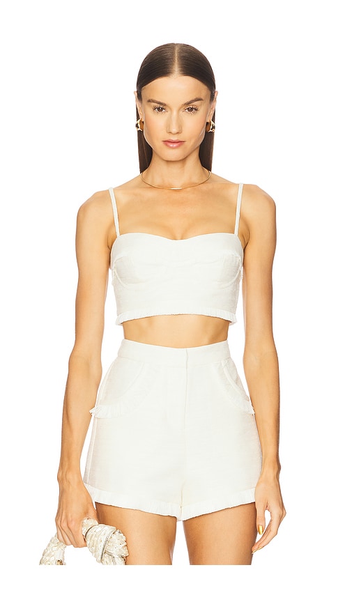 Alexis Drita Top in Ivory. M also in