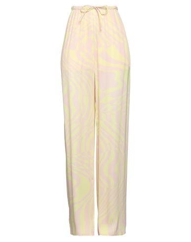 Woman Pants Yellow Size M Viscose