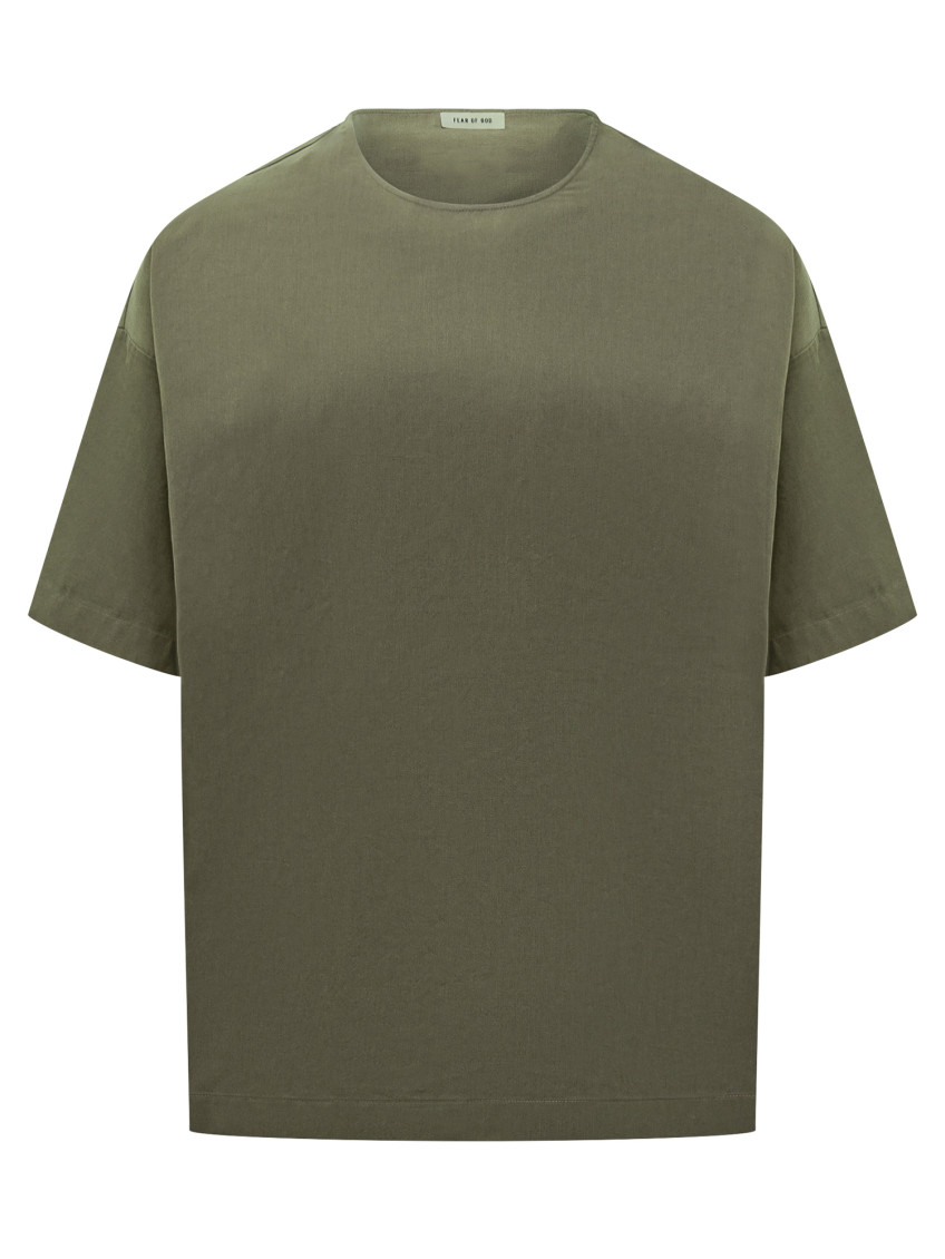 Olive Round Neck T-Shirt