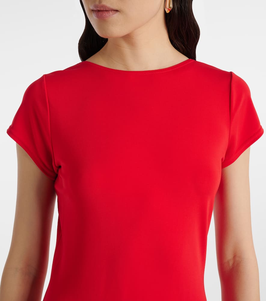 Jersey midi dress