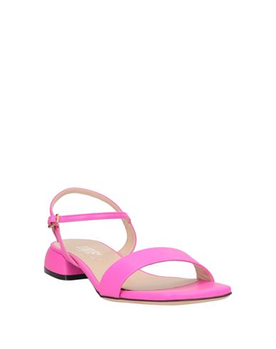 Woman Sandals Fuchsia Size 6 Leather