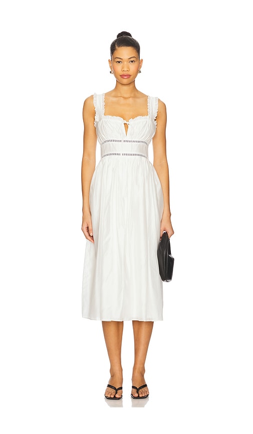 MAJORELLE KLEID DORA in White. Größe XS. Also in L, M, S