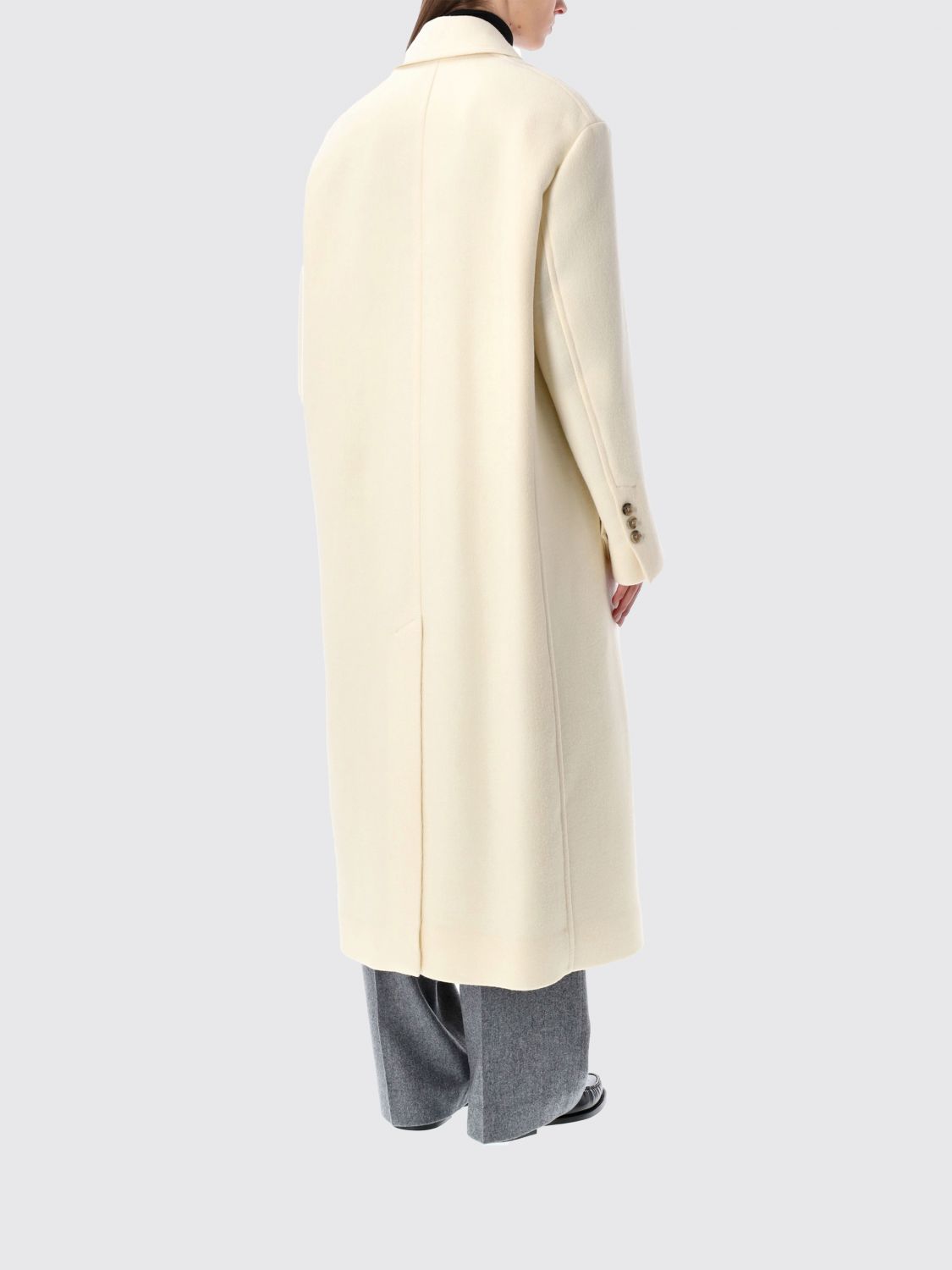Coat Woman color Ivory
