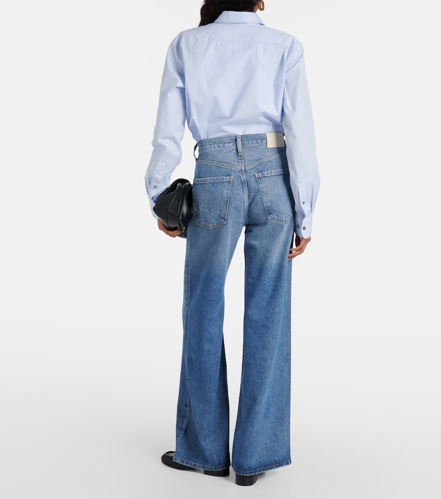 Paloma mid-rise wide-leg jeans