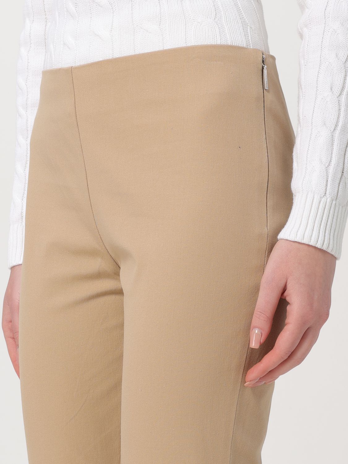 Pants Woman color Beige