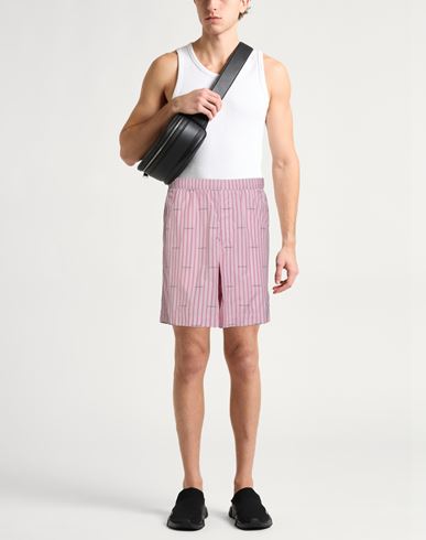 Man Shorts & Bermuda Shorts Pink Size 30 Cotton