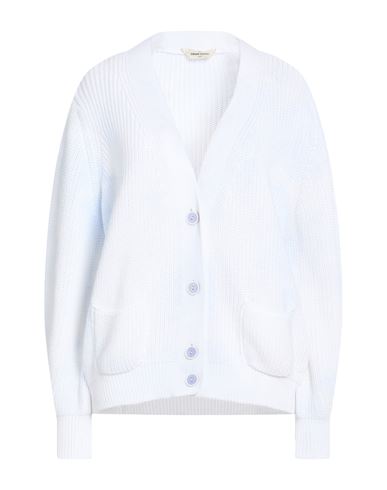 Woman Cardigan Sky blue Size 10 Cotton