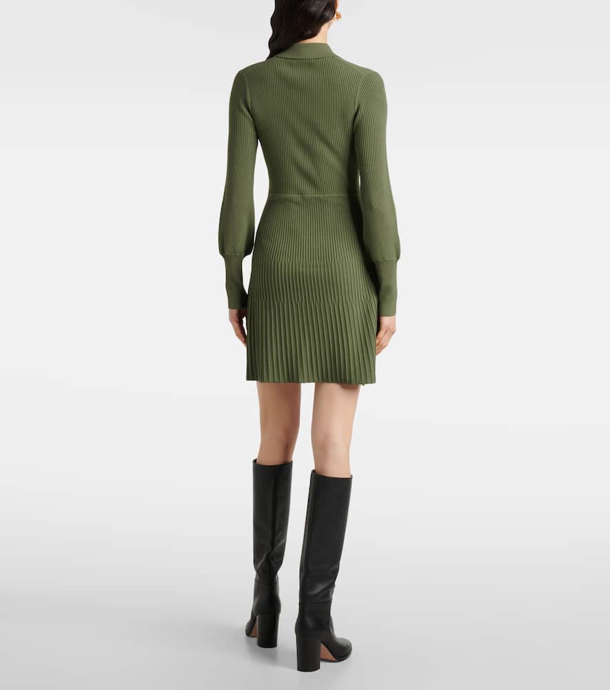 Lauper ribbed-knit sweater dress