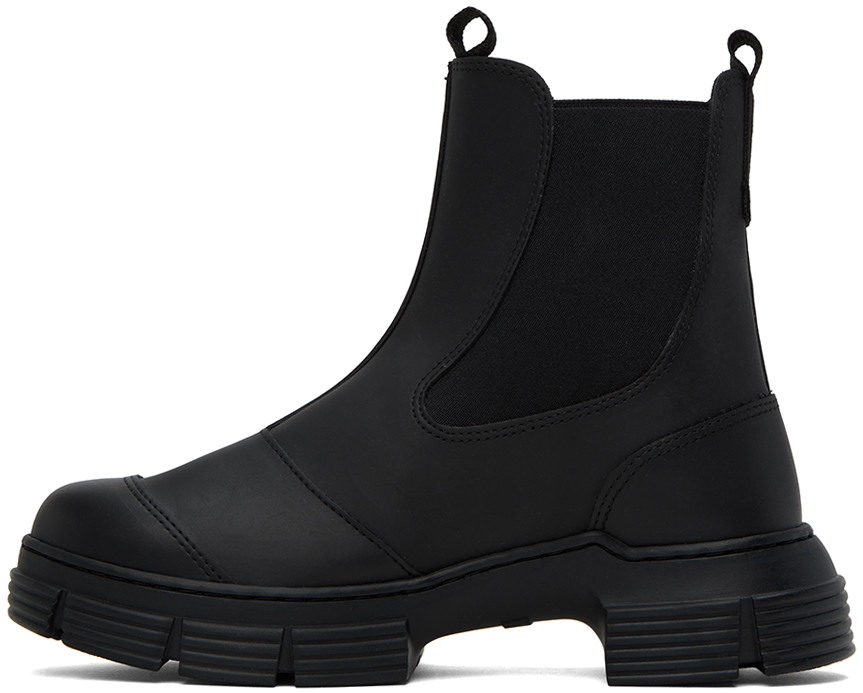 Black city boots