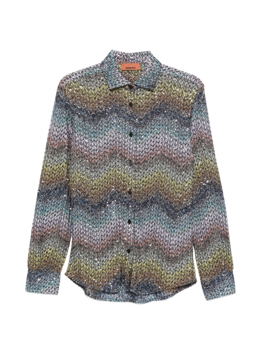 Zig zag print shirt