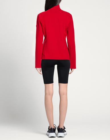 Woman Sweatshirt Red Size L Polyester, Elastane