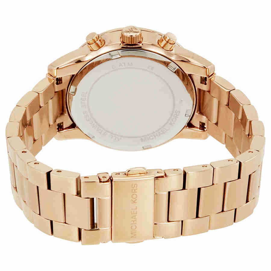 Ritz Rose Dial Ladies Watch MK6357