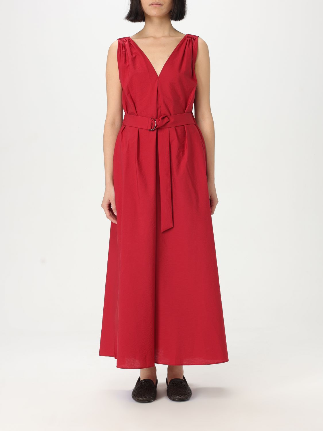 Dress BRUNELLO CUCINELLI Woman color Red