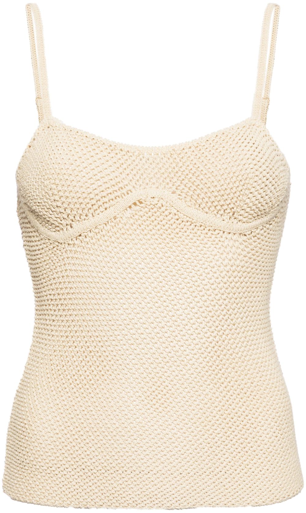 Knitted vest top - Neutrals