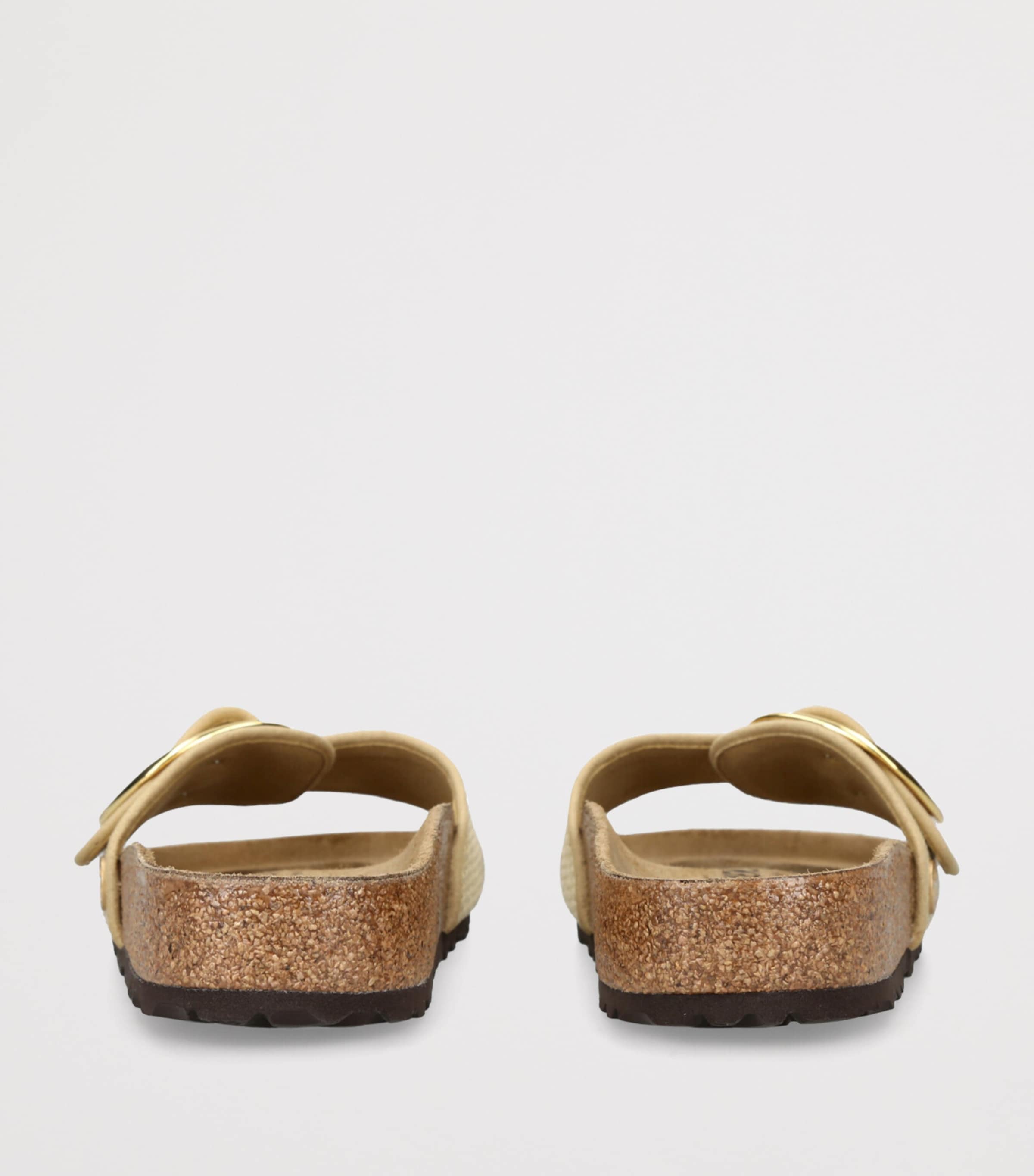 Raffia Madrid Big Buckle Sandals