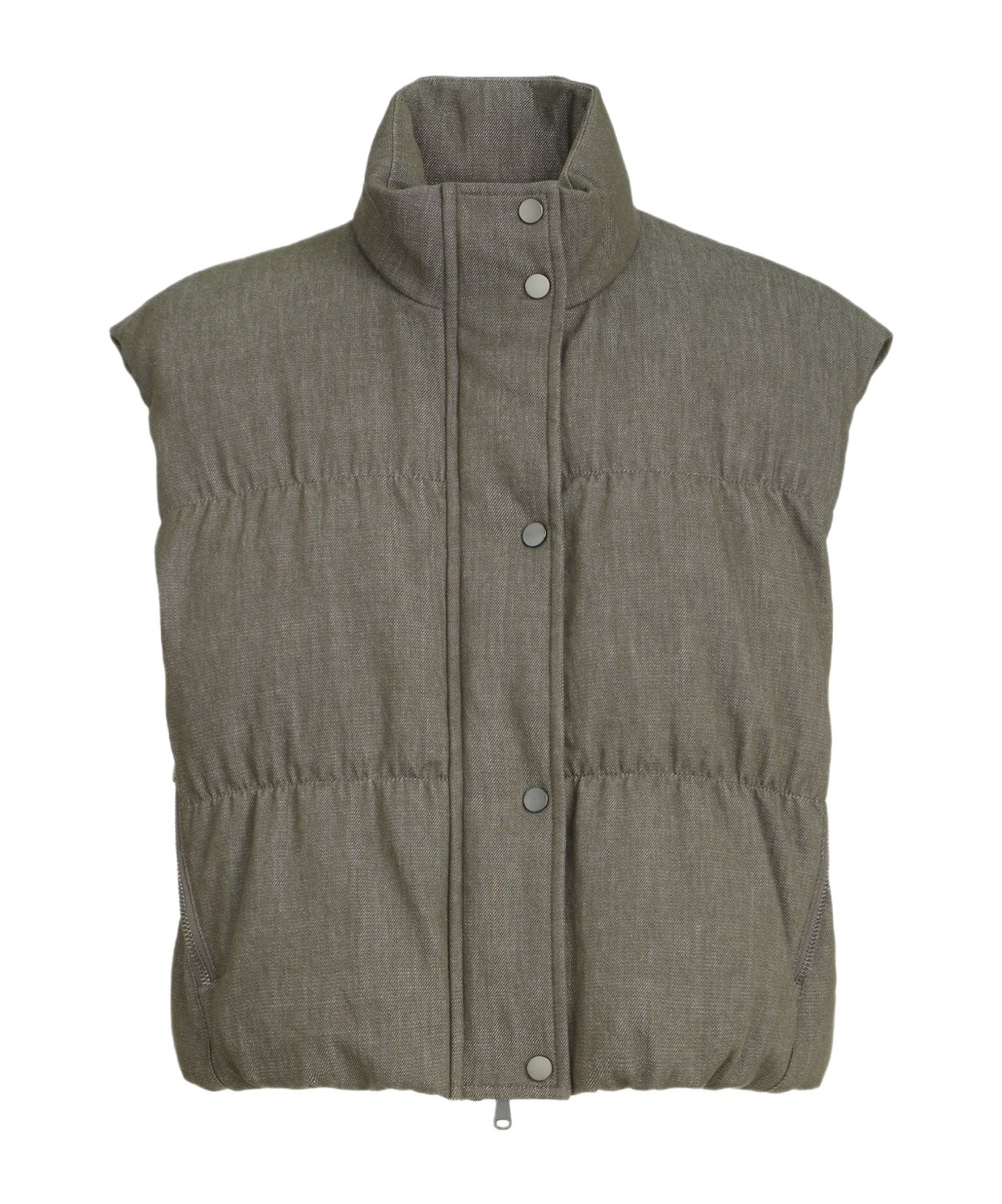 Twill-weave vest