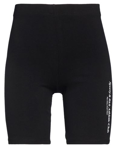 Woman Shorts & Bermuda Shorts Black Size XS Cotton, Elastane
