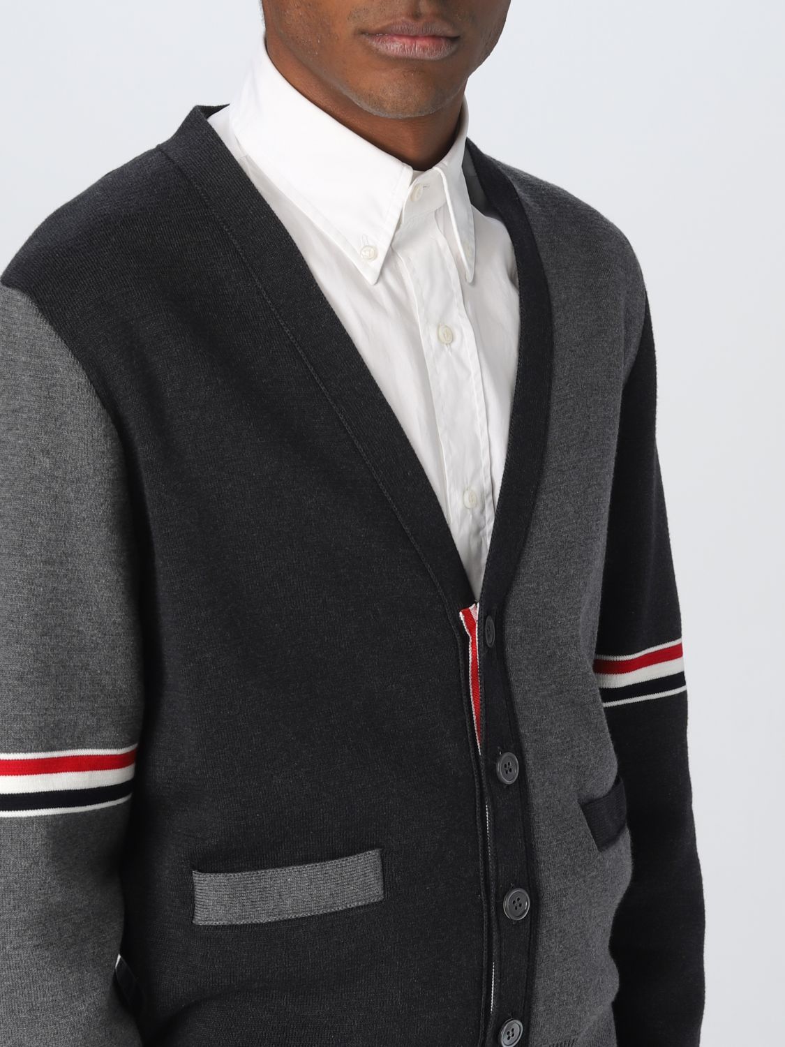 Cardigan Men color Grey