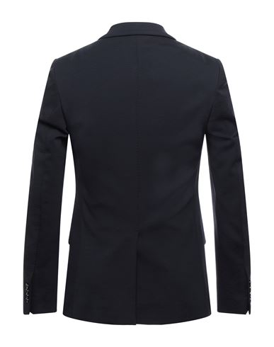 Man Blazer Midnight blue Size 34 Wool, Goat skin, Polyamide, Elastane