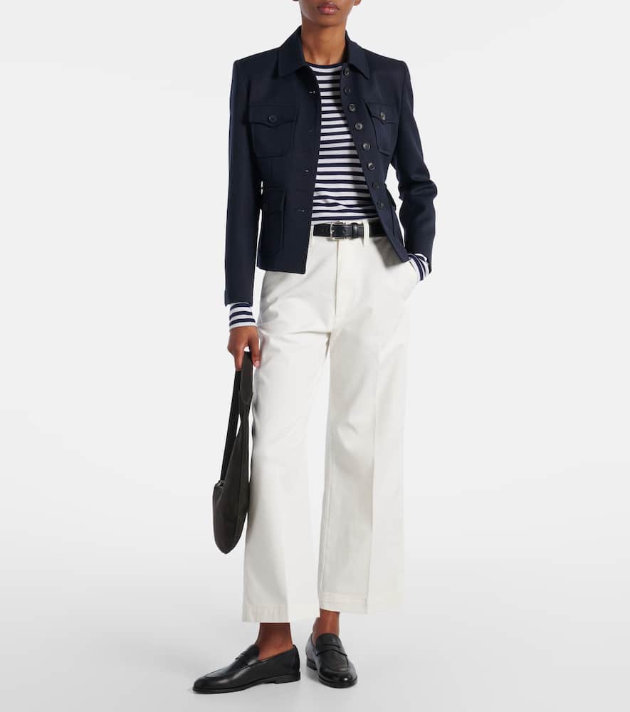 Polo Ralph Lauren Cropped cotton-blend chinos