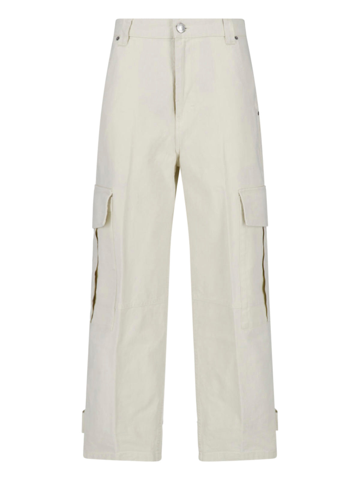 Women's Cotton Trousers with Pocket Lining