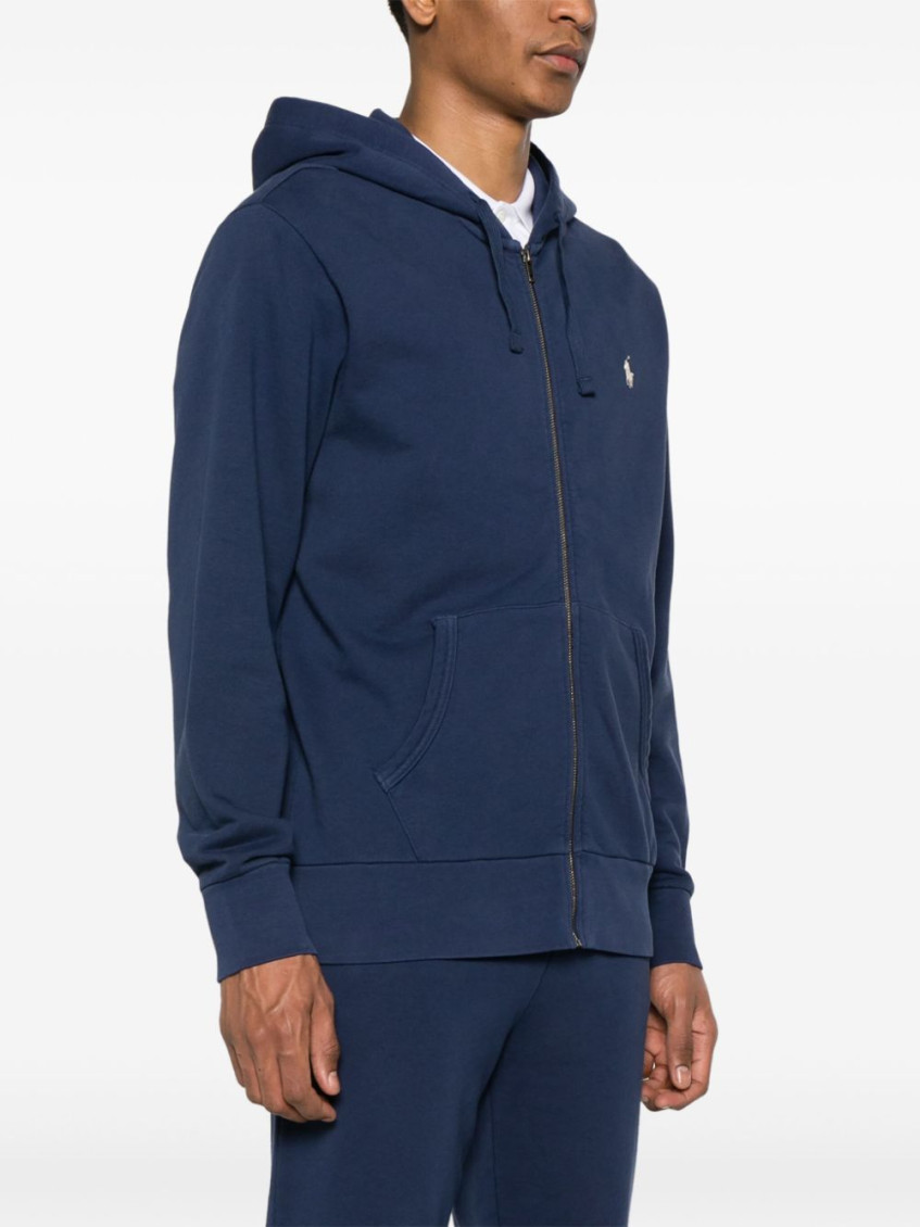Navy Blue Logo hoodie